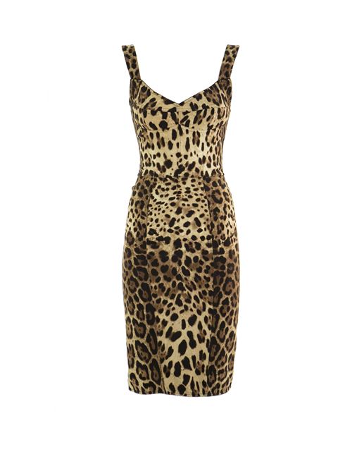 Abito Stampa Leopardo DOLCE & GABBANA | F63D4T FSADDHY13M